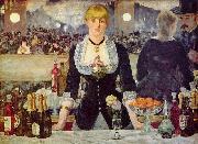 Edouard Manet Bar in den Folies Bergere oil painting reproduction